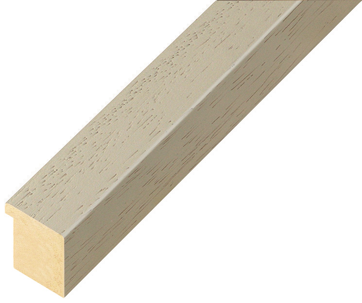 Moulding ayous, width 20mm height 20 - Beige, open grain