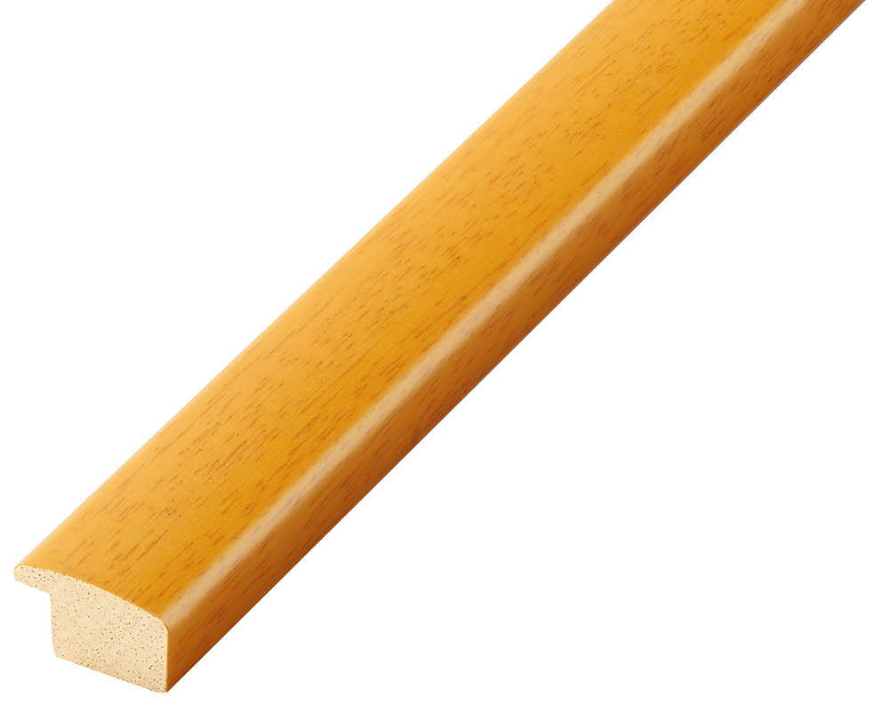 Moulding ayous, width 23mm height 13 - matt yellow - 272GIALLO