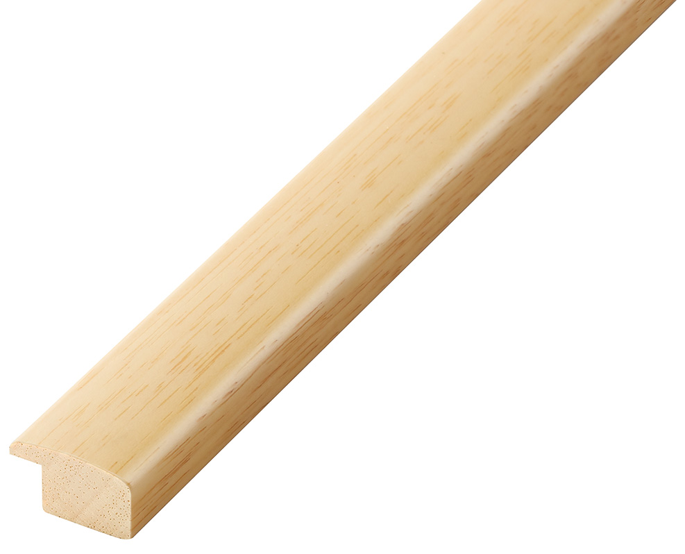 Moulding ayous, width 23mm height 13 - natural wood - 272NAT