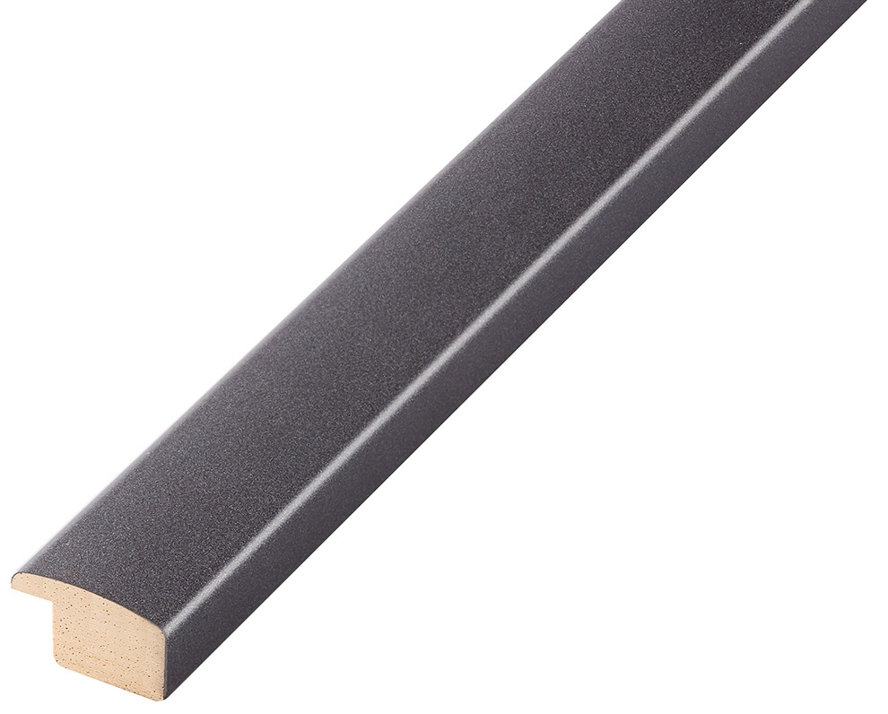 Moulding ayous, width 23mm height 13 - matt lead - 274PIOMBO