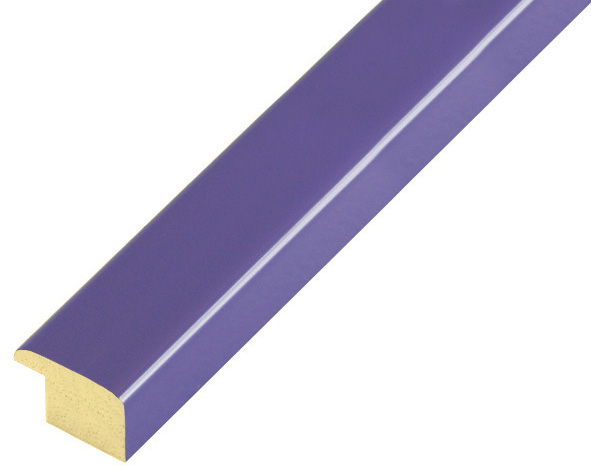 Moulding ayous, width 23mm height 13 - glossy finish, violet - 279VIOLA