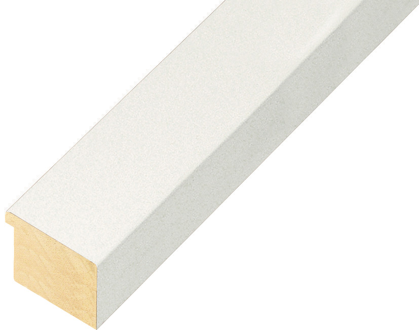 Moulding ayous, width 30mm height 20 - White, matt - 27BIANCO