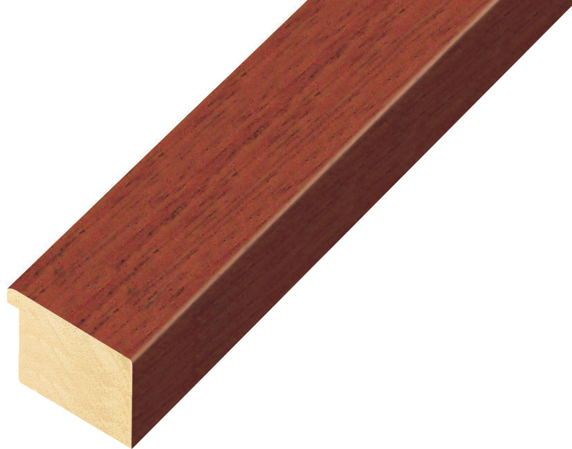 Moulding ayous, width 30mm height 20 - Mahogany