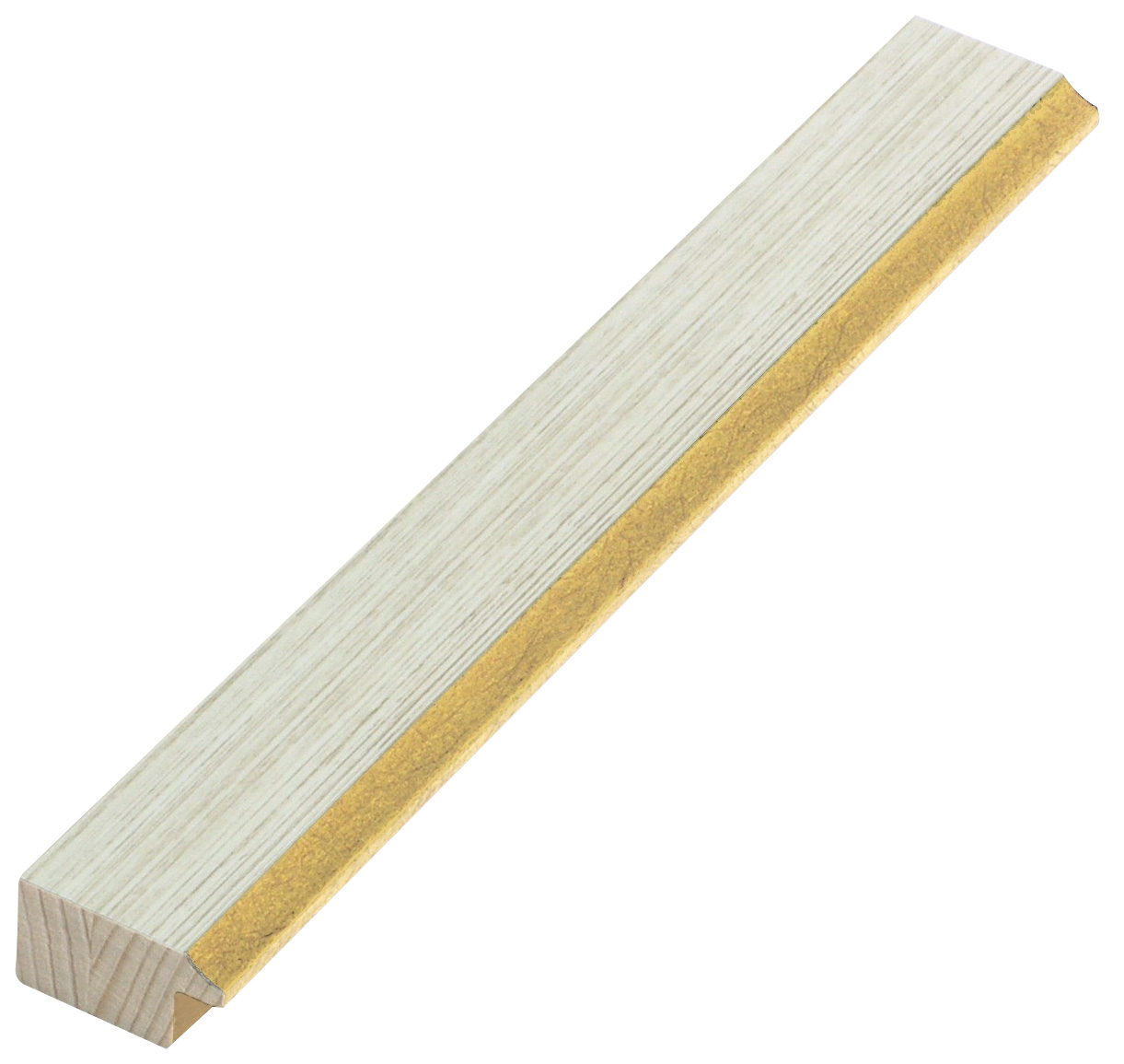 Liner finger-jointed pine 28mm - Cream, gold sight edge