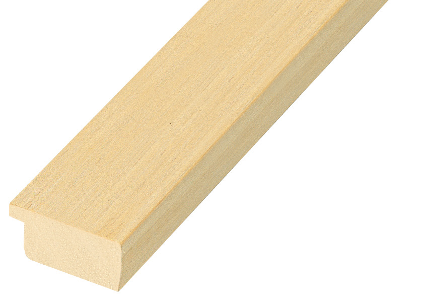Moulding ayous, width 30mm, height 15mm, bare timber - 3014G