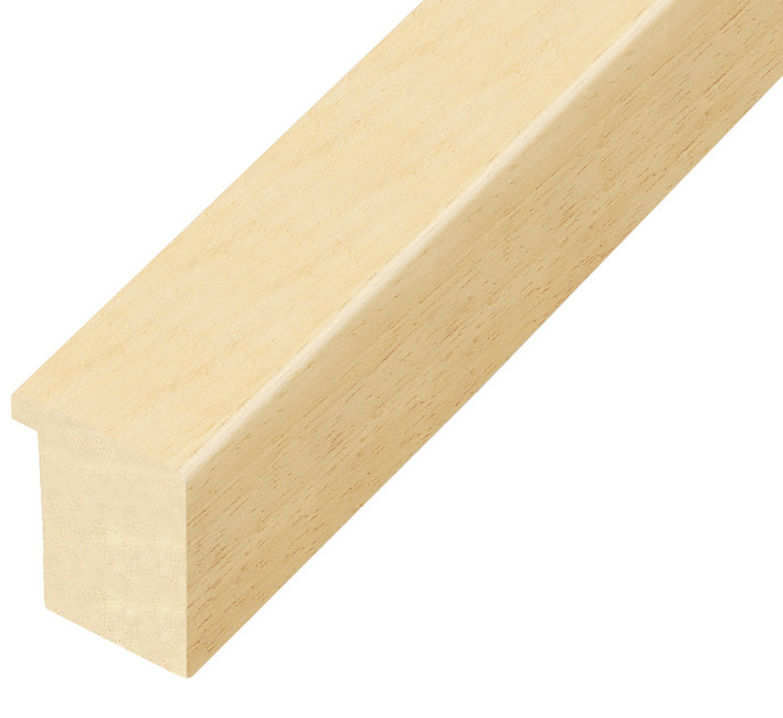 Moulding ayous, width 30mm, height 32mm, bare timber