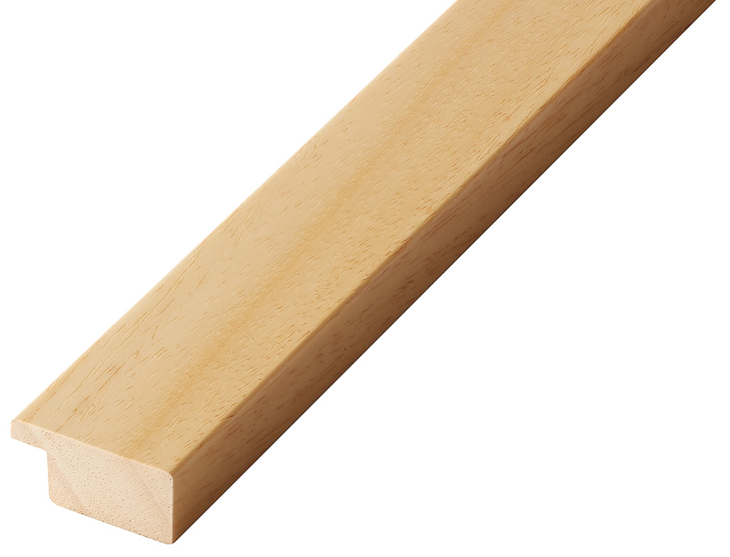 Moulding ayous, width 30mm height 14 - natural wood