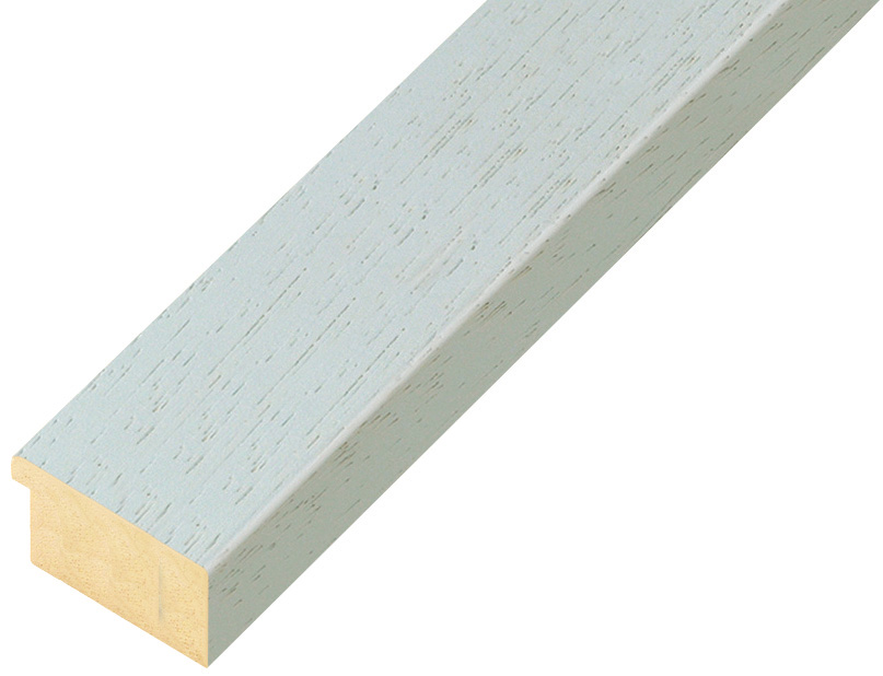 Moulding ayous, width 30mm height 14 - fog gray, open grain