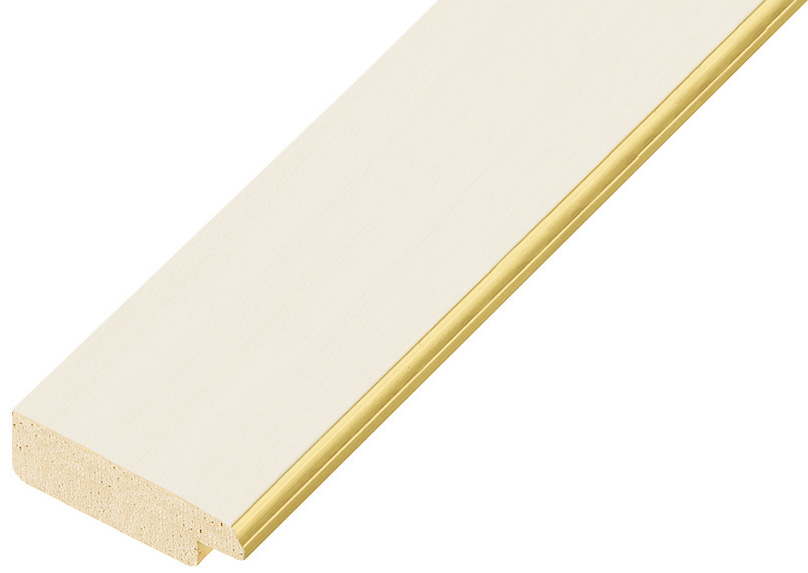 Liner finger-jointed pine - Width 31mm Height 10 - gold sight edge - 31PANNAORO