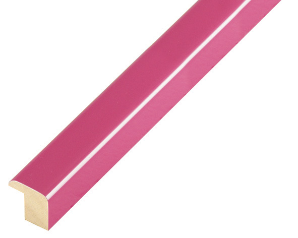 Moulding finger-jointed pine, width 14mm - pink