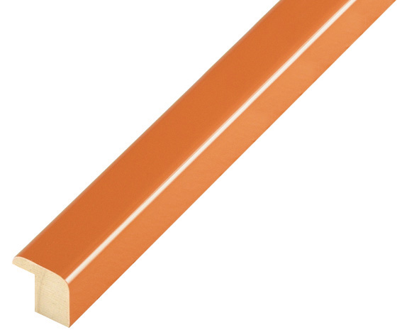 Moulding finger-jointed pine, width 14mm - sun orange - 329SOLE