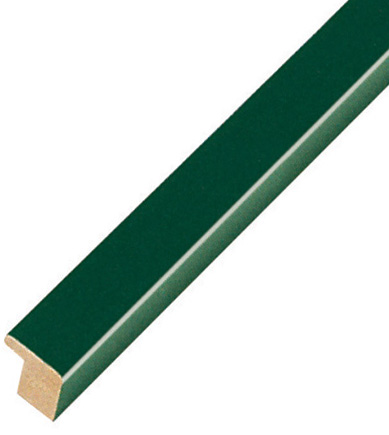 Moulding finger-jointed pine, width 14mm - green