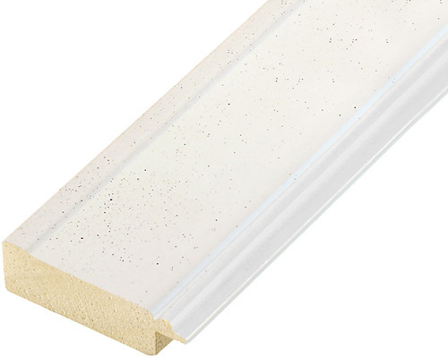 Corner sample of moulding 35BIANCO - C35BIANCO