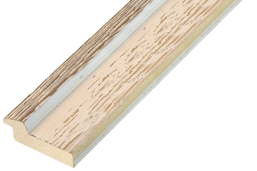 Moulding finger-jointed fir 37mm - speckled, brown edge - 363NOCE