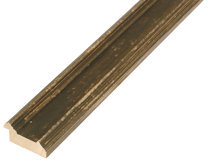 Moulding ayous - Width 44mm Height 20 - Brown