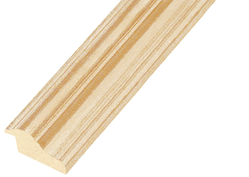 Moulding ayous, width 36mm, height 20mm, bare timber - 371G