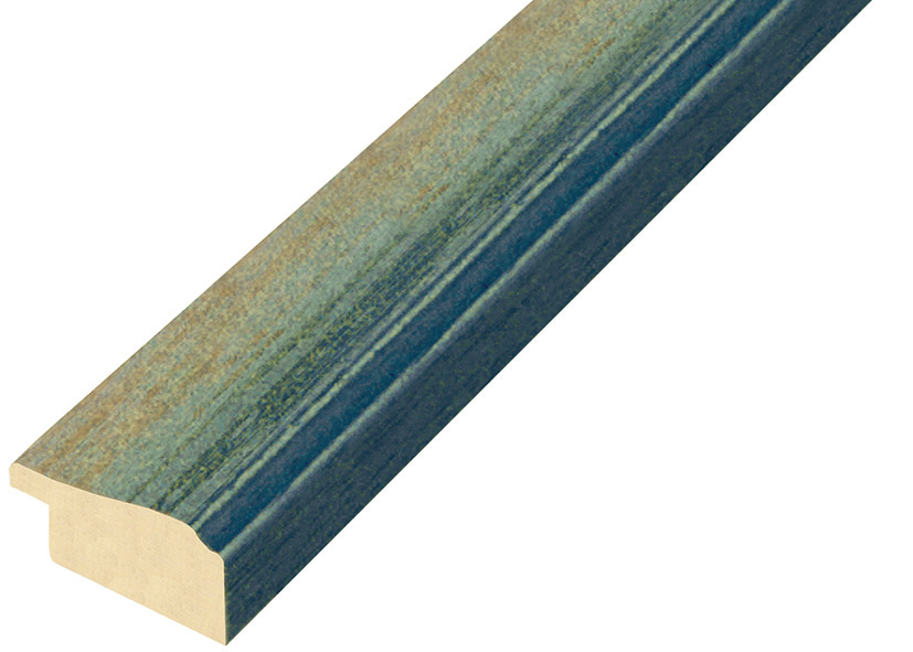 Moulding fir 30mm - water green streaked - 386ACQUA