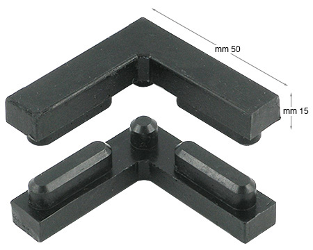 Black buffer for hard wood for Minigraf underpinners