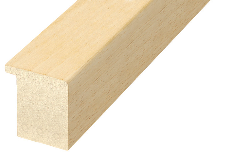 Moulding ayous, width 40mm height 45mm - bare timber