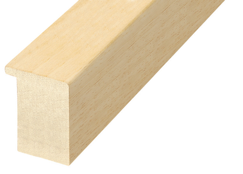 Moulding ayous, width 40mm, height 55mm, bare timber