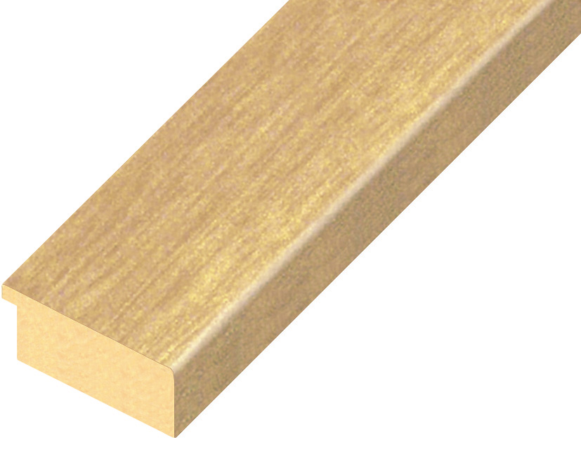 Moulding ayous, width 40mm height 16 - natural wood - 40NAT