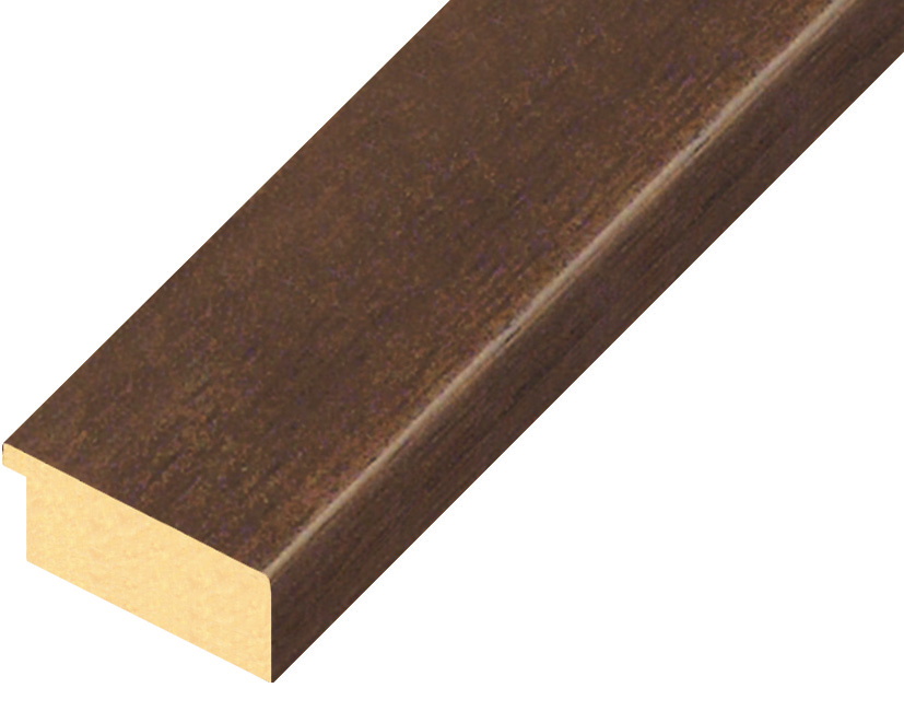 Moulding ayous, width 40mm height 16 - walnut - 40NOCE