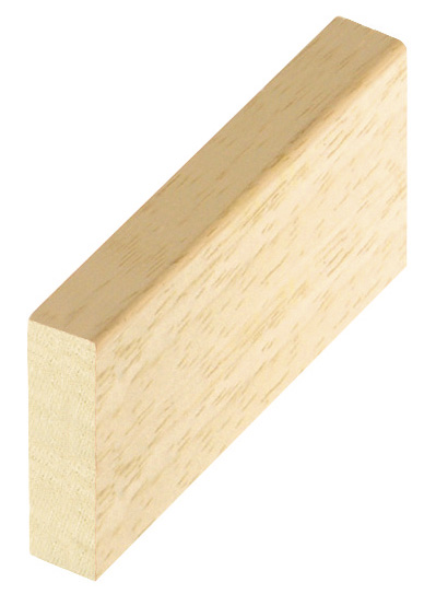 Moulding ayous, width 40mm, height 10mm, bare timber