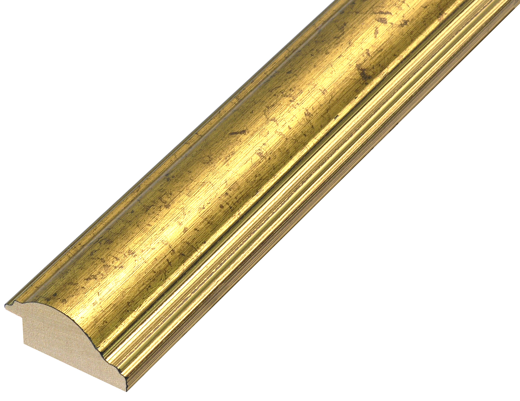 Moulding ayous jointed, width 38mm - gold - 412ORO