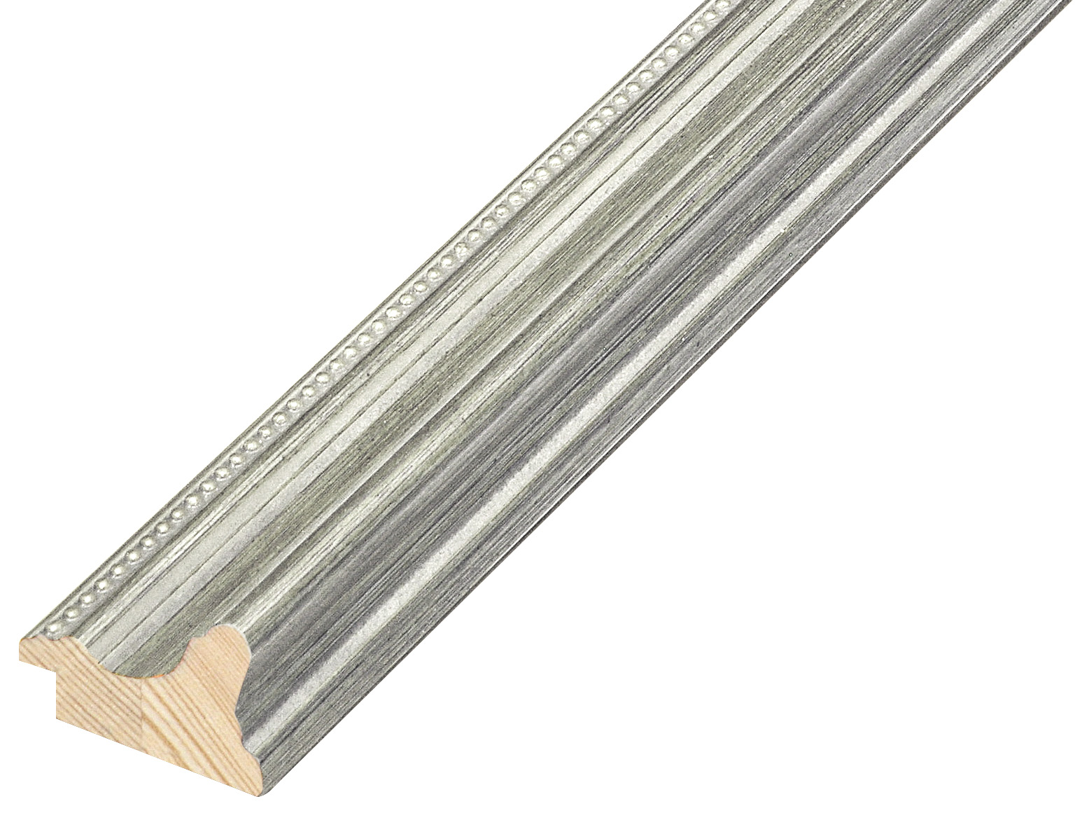 Corner sample of moulding 416ARGENTO