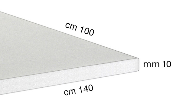 Foam board panels, 10 mm, 100x140 cm