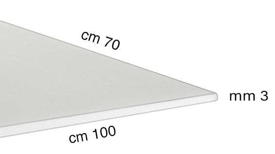 Foam board panels, 3 mm, 100x140 cm