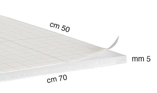 Seif-adhesive foam board panels, 5 mm, 50x70 cm