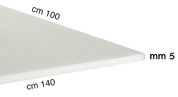Foam board panels 5mm extra-rigid - 100x140 cm