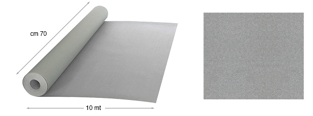 Velvet paper - mt 10x70 cm rolls, 24 Grey