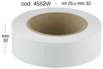 Frame sealing tape, acid-free, mm32x25mtrs white