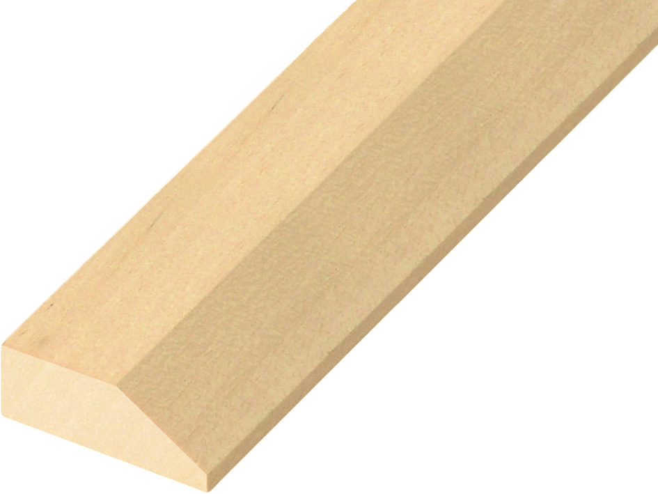 Moulding ayous, width 45mm, height 18mm, bare timber - 45PE