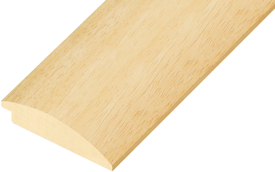 Moulding ayous, width 77mm, height 22mm, bare timber