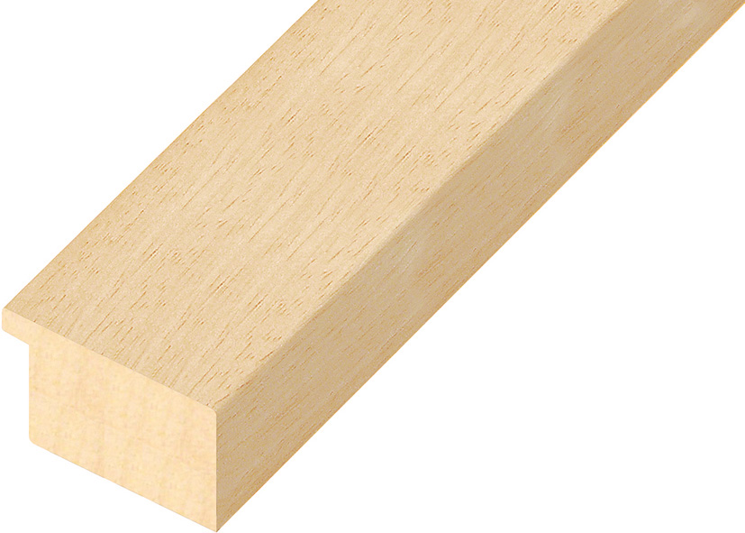 Moulding ayous, width 50mm, height 32mm, bare timber - 5032G