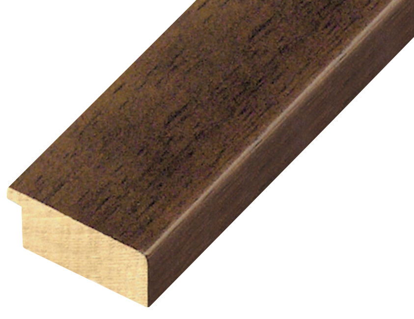 Moulding ayous, width 48mm height 20 - Walnut, open grain