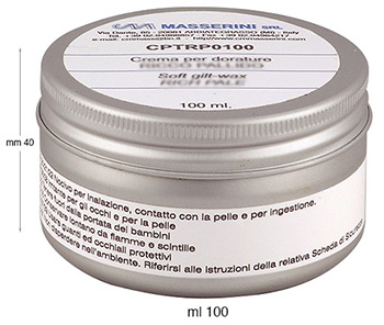 Complete set of 7 metal paste of 100 ml (7 pieces)