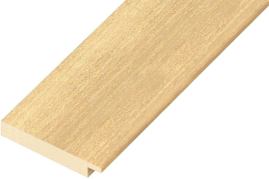 Moulding ayous, width 55mm, height 10mm, bare timber - 5510G