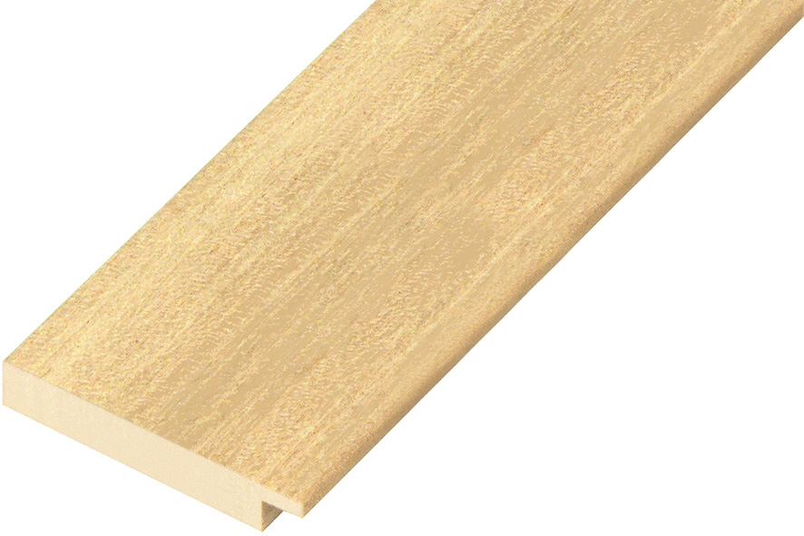 Moulding ayous, width 55mm, height 10mm, bare timber