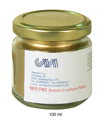 Metal powder, 100 ml pot - Gold
