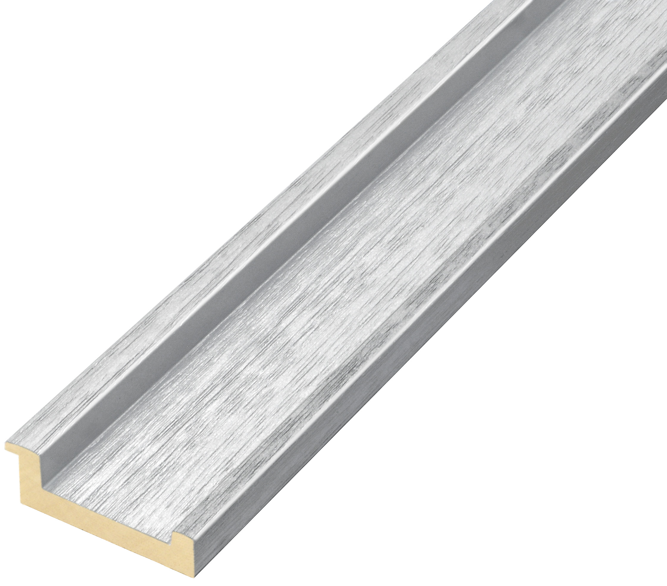 Moulding ayous width 68mm Height 20, silver finish - 571ARGENTO
