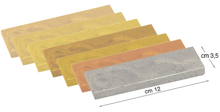 Complete set of 7 gilt wax filler sticks gr 45 (ex 5589)