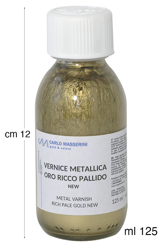Liquid bronze varnish, 125 ml, Pale Rich Gold