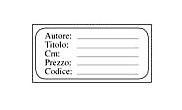 Labels for pockets 589 mm33x64 - Pack 100