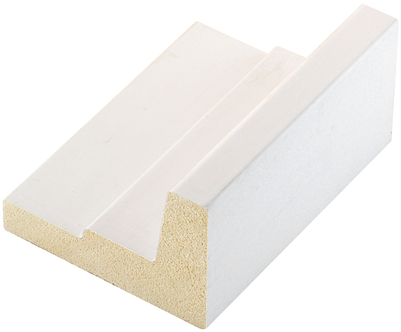 Corner sample of moulding 591BIANCO - C591BIANCO