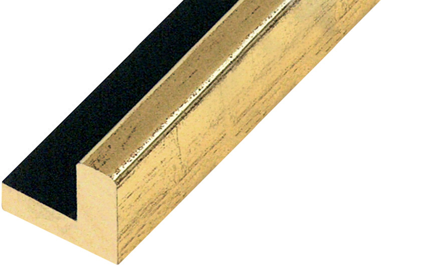 Moulding ayous L shape, Width 40mm Height 36 - Gold - 595ORO