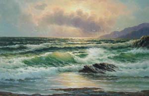 Painting: Sea Landscape - cm 40x50